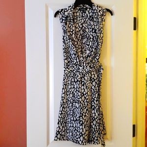 Bebe sleeveless wrap dress